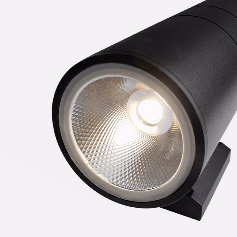 Orr Moderne Kleine LED Wandlampen Zwart Metaal Glas Hal Buiten Tuin