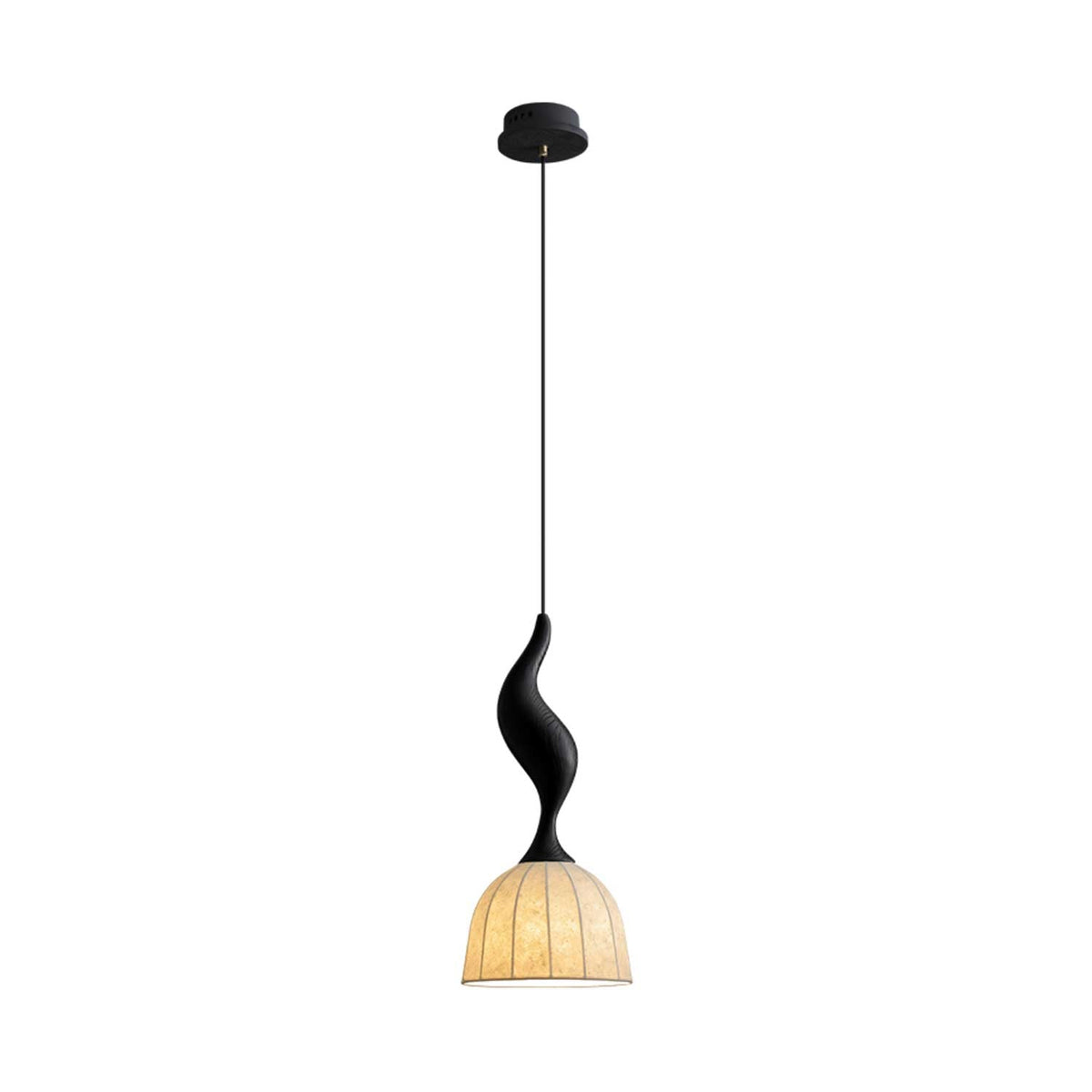 Colire Creativiteit Twisted Hout hanglamp