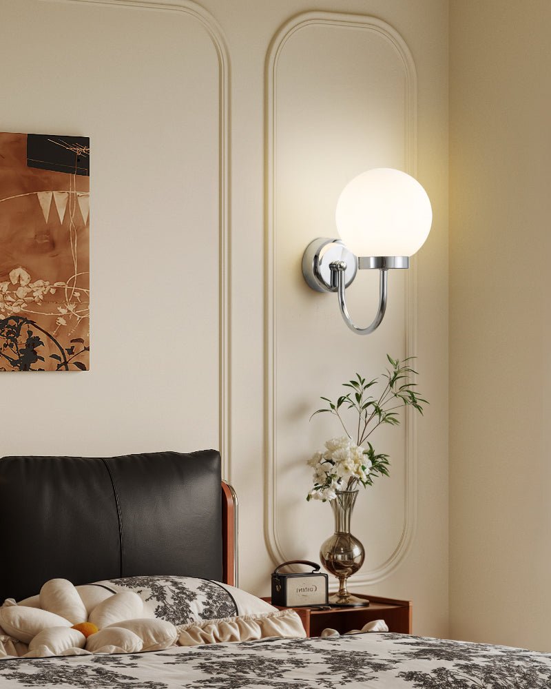 Varnys chroom wandlamp