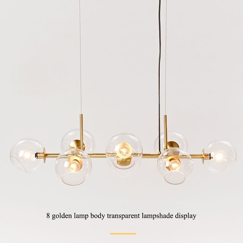 Valentina Ronde LED Hanglampen Zwart Goud Metaal Glas Woonkamer