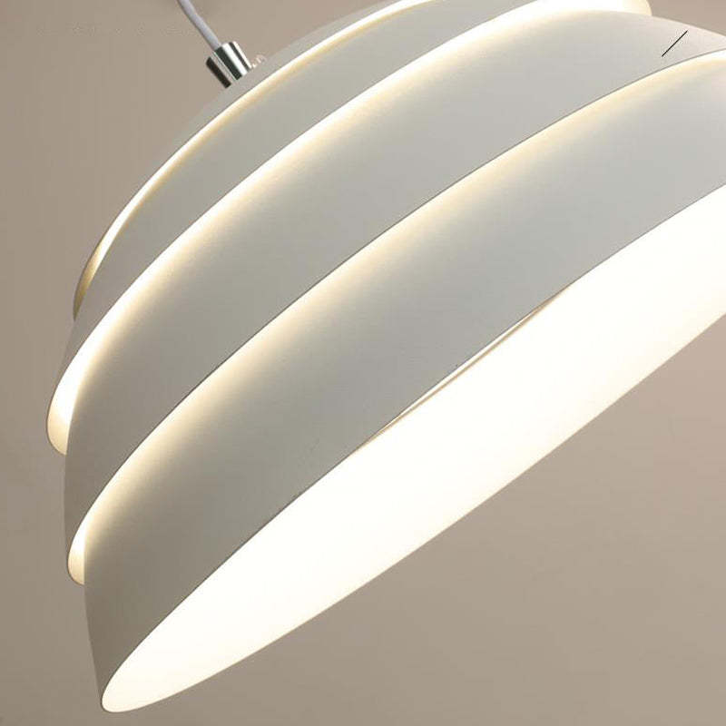 Nazifa Ronde LED Hanglampen Wit Zwart Metaal Eetkamer Slaapkamer