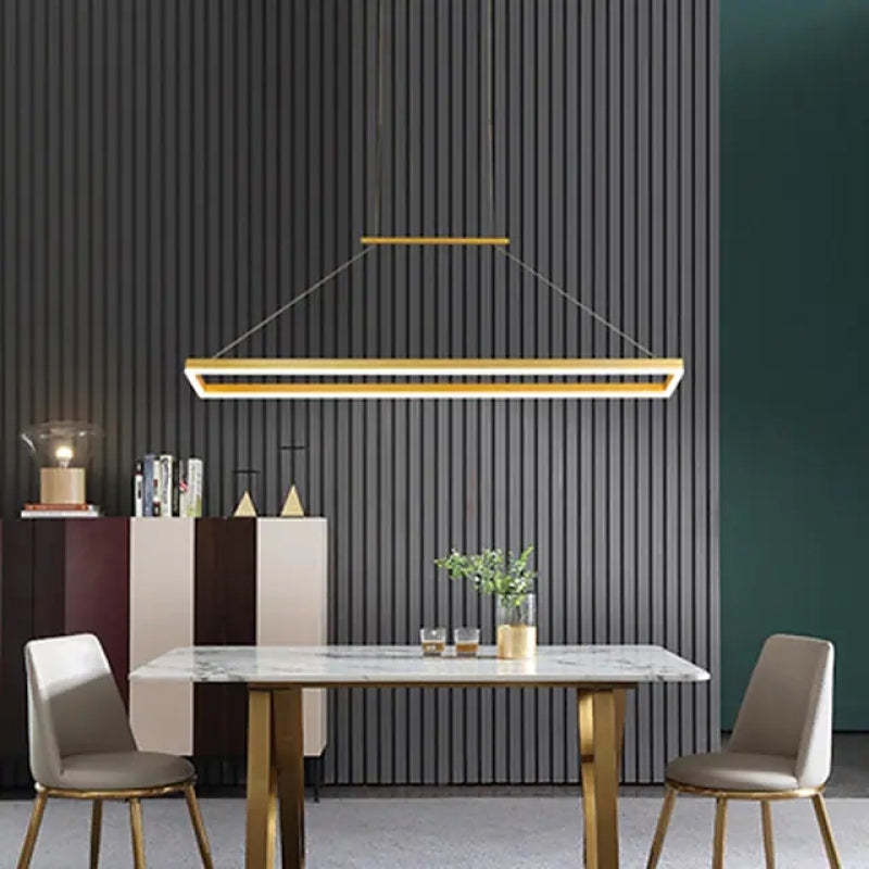Edge Industriele LED Hanglampen Metaal Wit Gouden Woonkamer Eetkamer