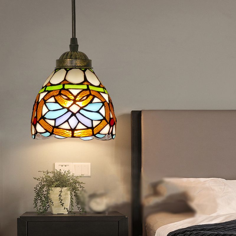 Alessio Retro Kleurrijk LED Hanglampen Geel/Bruin Metaal Woonkamer/Slaapkamer