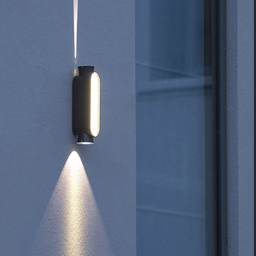 Pena Moderne Design LED Buitenlamp Metaal Acryl Zwart/Wit Buiten