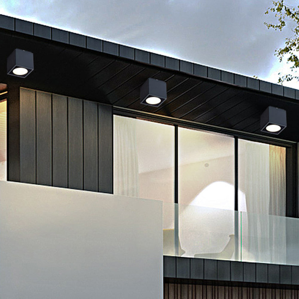 Orr Modern LED Plafondlamp Witte Zwart Metaal  Buiten Woonkamer