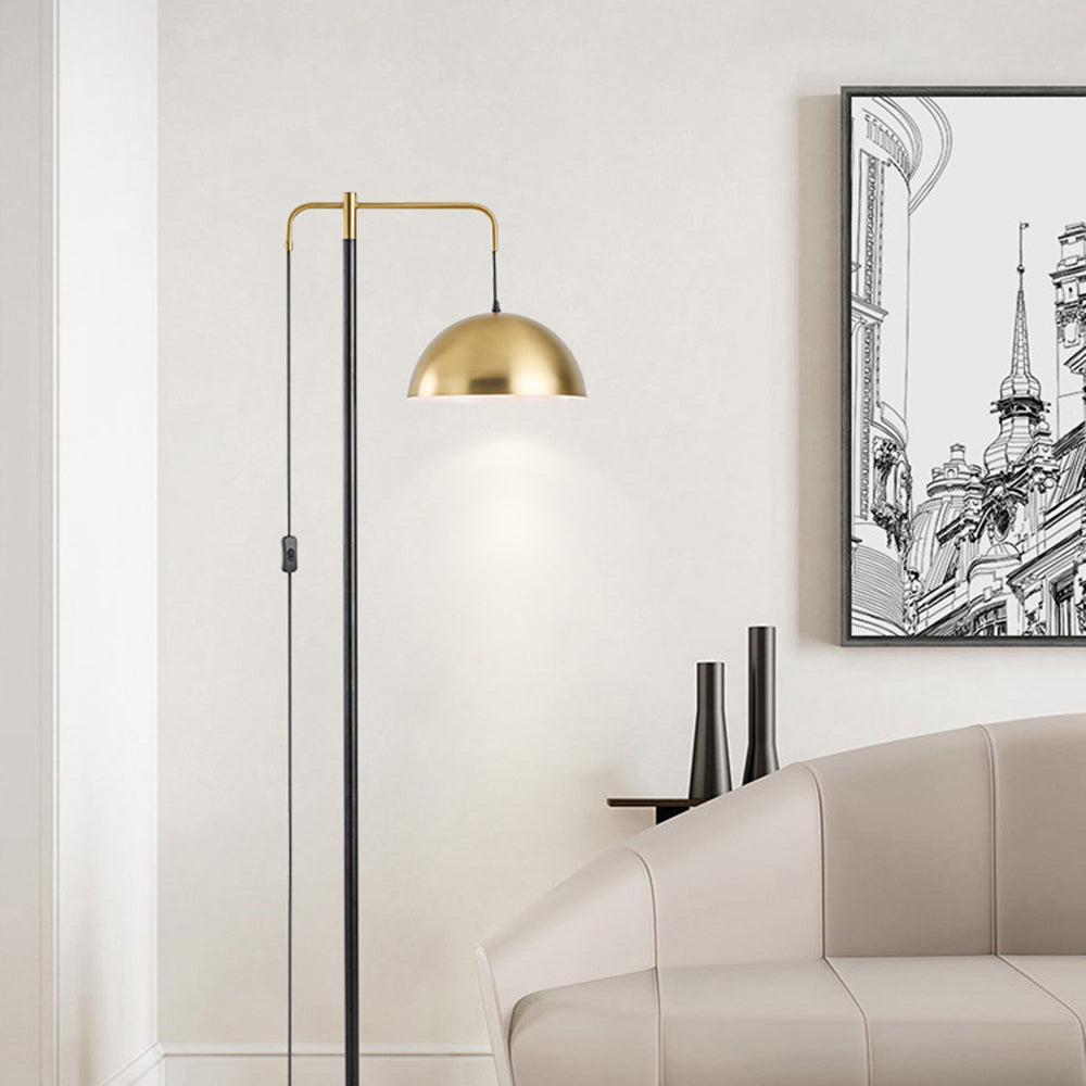 Carins Vintage LED Vloerlamp Zwart Metaal Woonkamer Slaapkamer