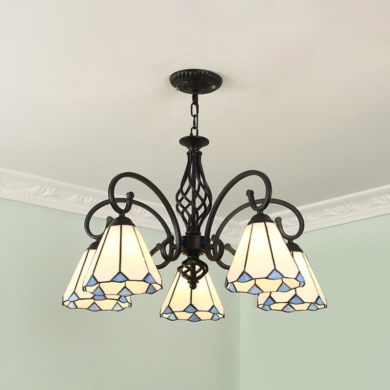 Silva Vintage Design LED Kroonluchter Wit Woonkamer Slaapkamer