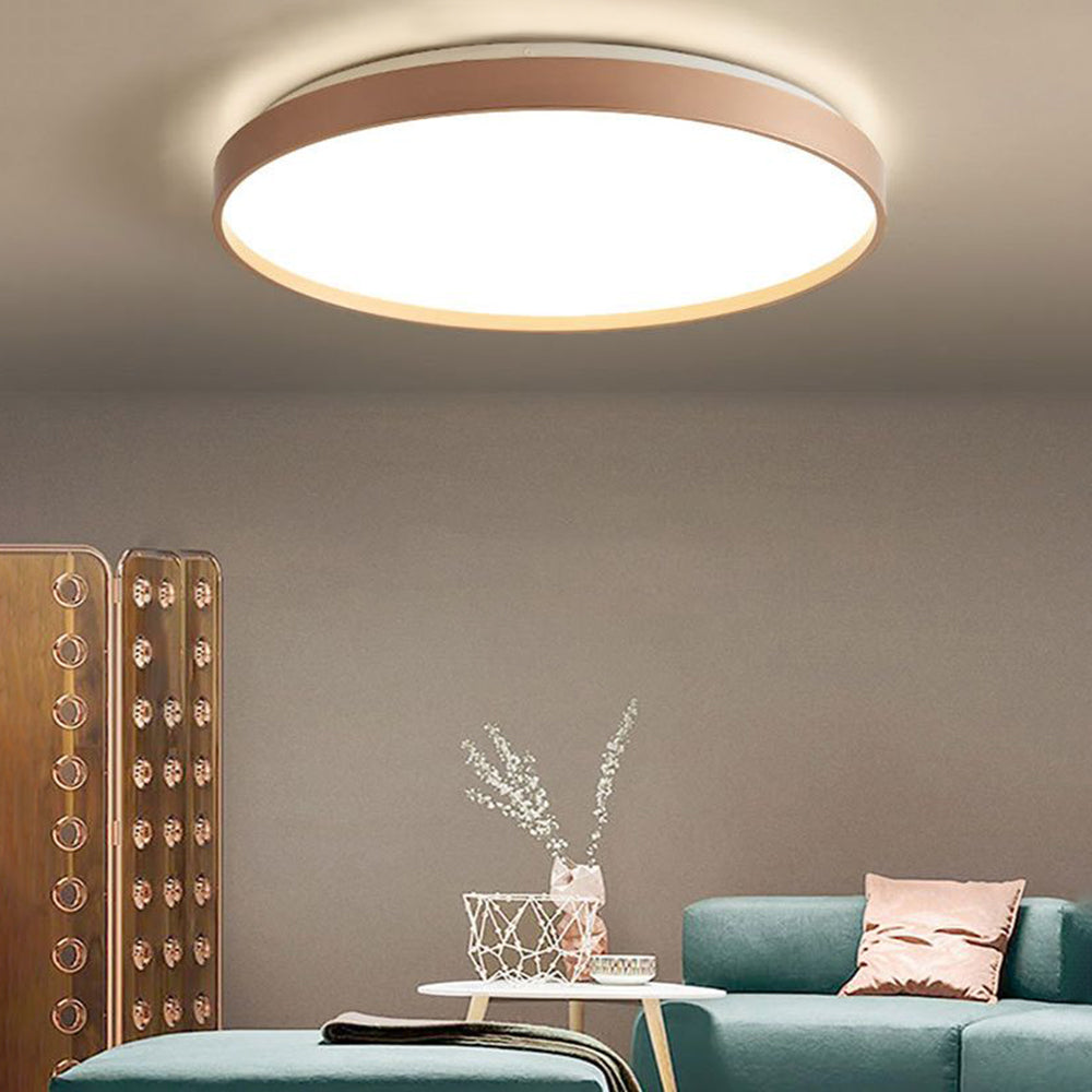 Quinn Statig Plafondlamp LED Wit/Koffie/Grijs Metaal/Acryl Woonkamer