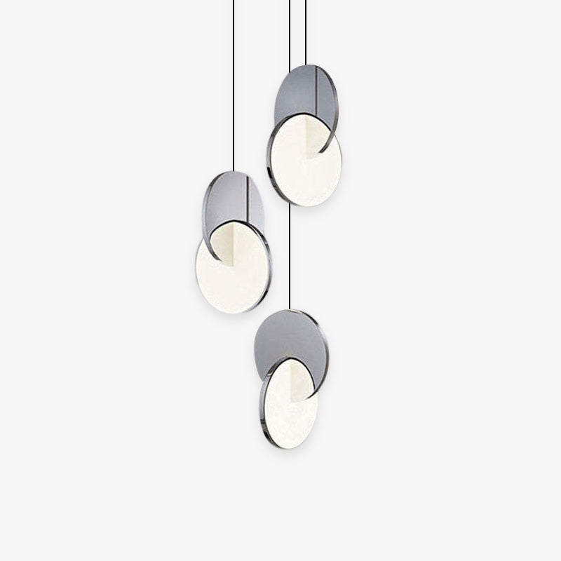 Welsh Ronde LED Hanglampen Goud Zilver Metaal Eetkamer Woonkamer