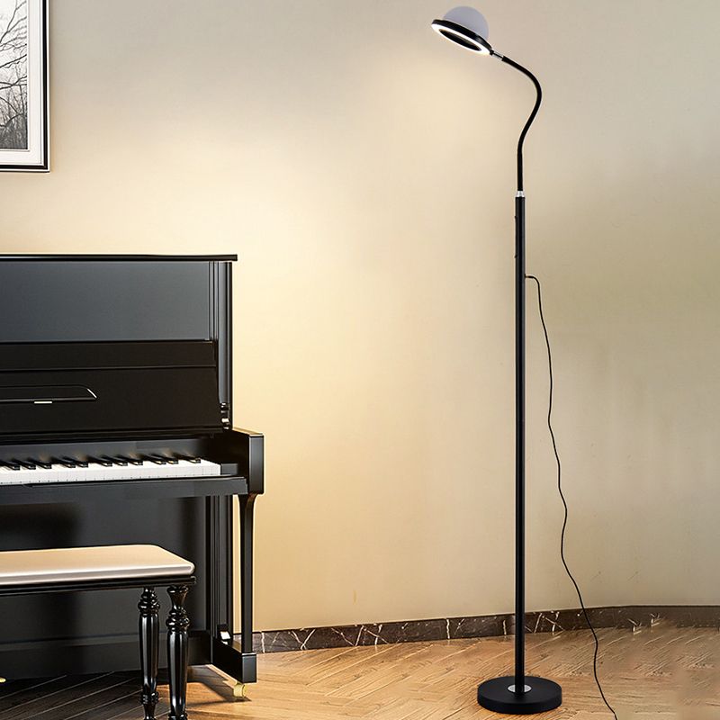 Eryn Moderne Design LED Globe Vloerlamp Acryl Zwart Metaal/Kunststof Slaapkamer/Woonkamer