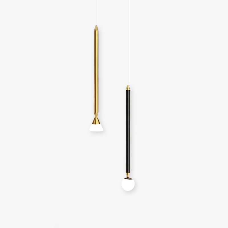 Carr Design LED Hanglampen Zwart/Goud Metaal/Glas Slaapkamer