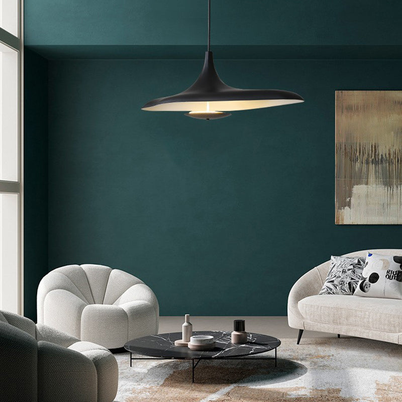 Carins Moderne Creatieve LED Hanglamp Zwart/Wit Hars Woonkamer