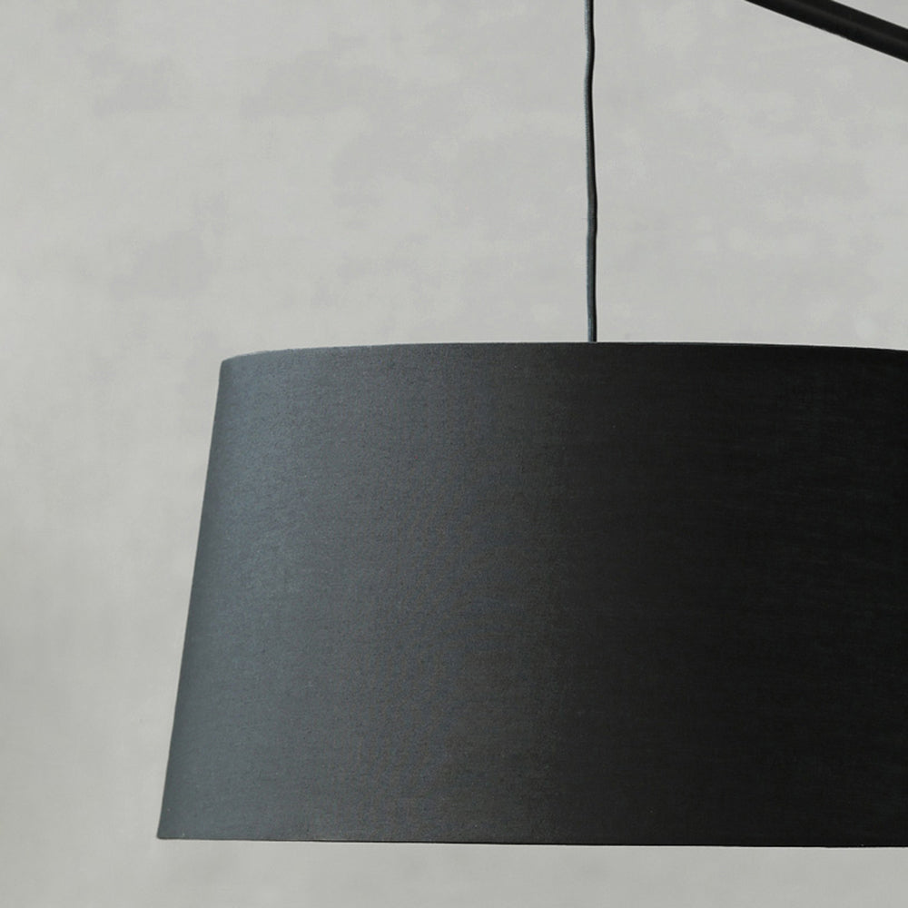 Salgado Grote LED Vloerlamp Zwart Metaal Slaapkamer Woonkamer