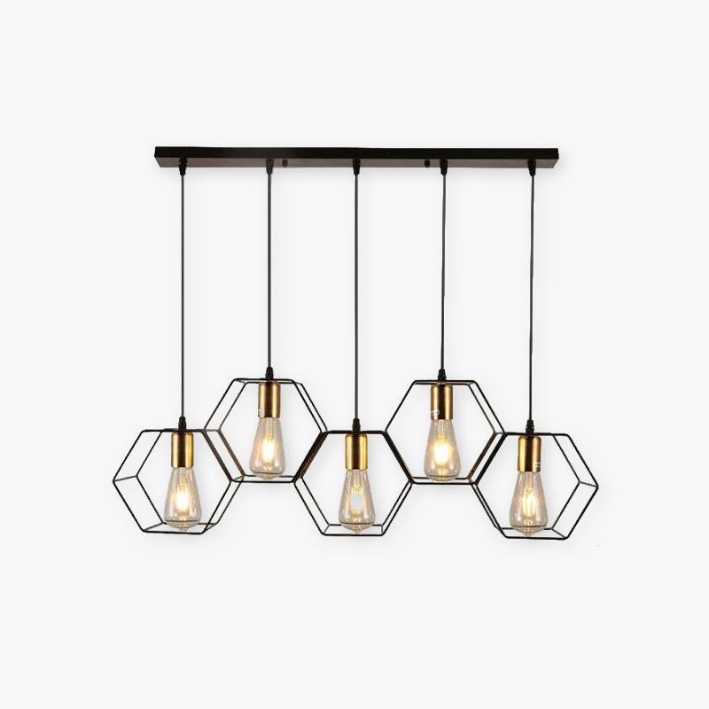 Bouvet Vintage Design LED Hanglampen Metaal Eetkamer Slaapkamer