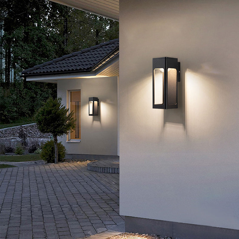Orr Moderne Vintage LED Wandlampen Zwart Metaal Tuin Hal Buiten