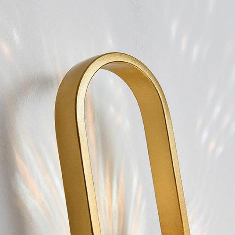 Valentina Moderne Globe Wandlamp Voor Op Het Bed Metaal/Glas Voor Goud/Zwart Slaap/Leeskamer