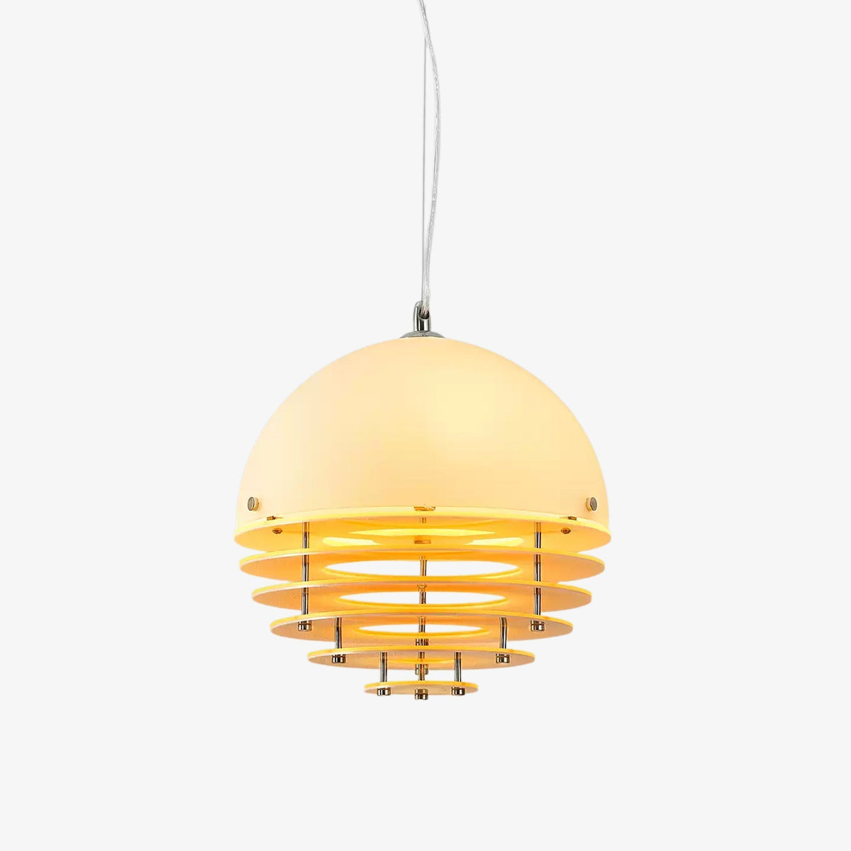 Esme Oranje gelaagde hanglamp