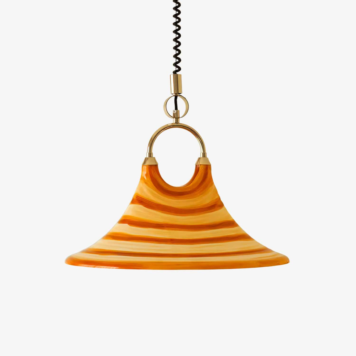 Aurmiros moderne hanglamp met minimalistisch draaiend glasontwerp