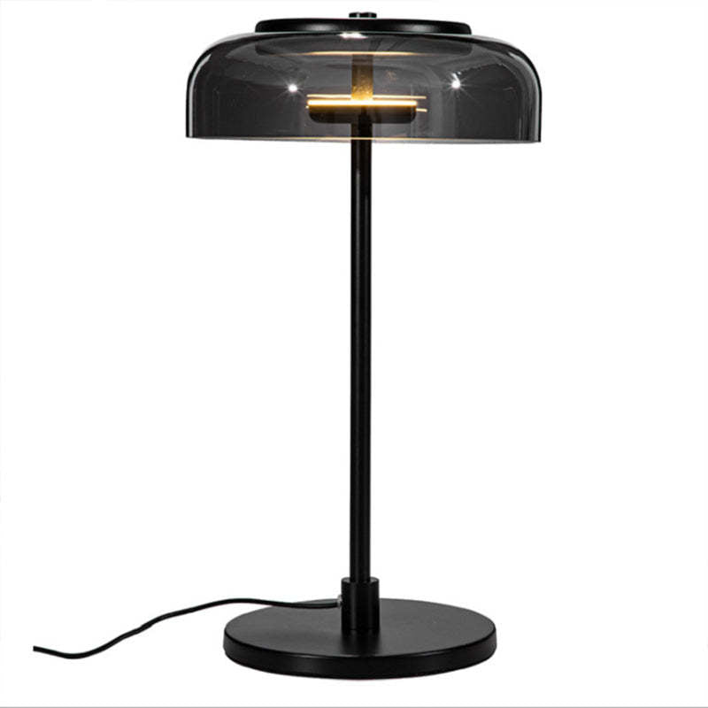 Nordic Ronde LED Tafellampen Zwart Glas Metaal Eetkamer Woonkamer