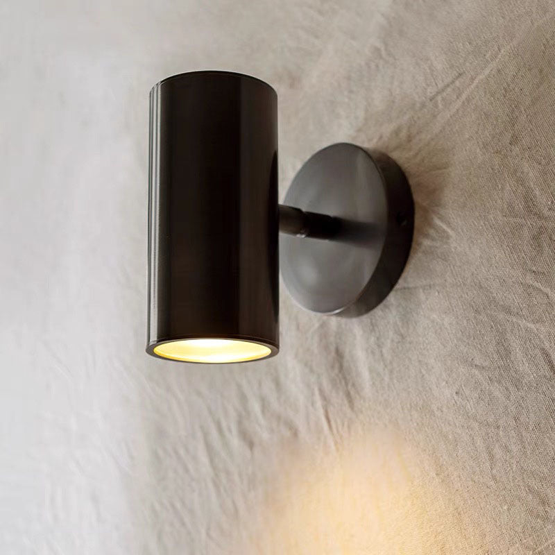 Freja Moderne Cilindrisch LED Wandlamp Gouden/Zwart Metaal/Acryl Slaap/Woon/Eetkamer