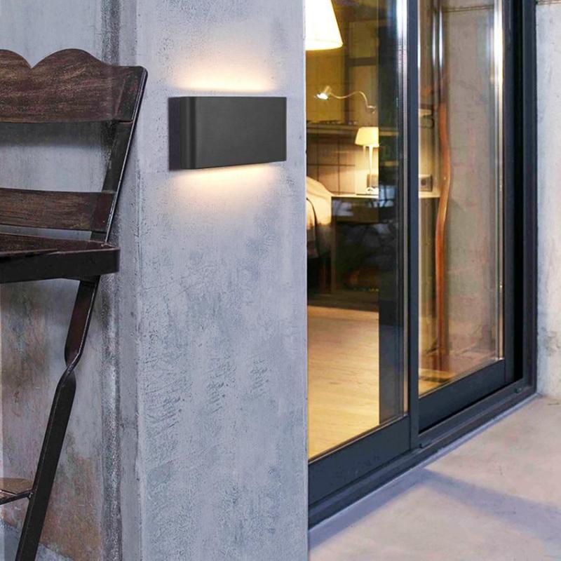 Orr Moderne LED Wandlampen Wit Zwart Acryl Metaal Tuin Hal