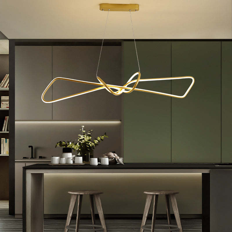 Bouvet Design LED Hanglampen Zwart Goud Metaal Eetkamer Woonkamer