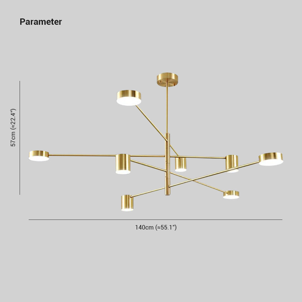Weiss Moderne LED Hanglamp Metaal Zwart/Goud Slaapkamer/Woonkamer/Eetkamer
