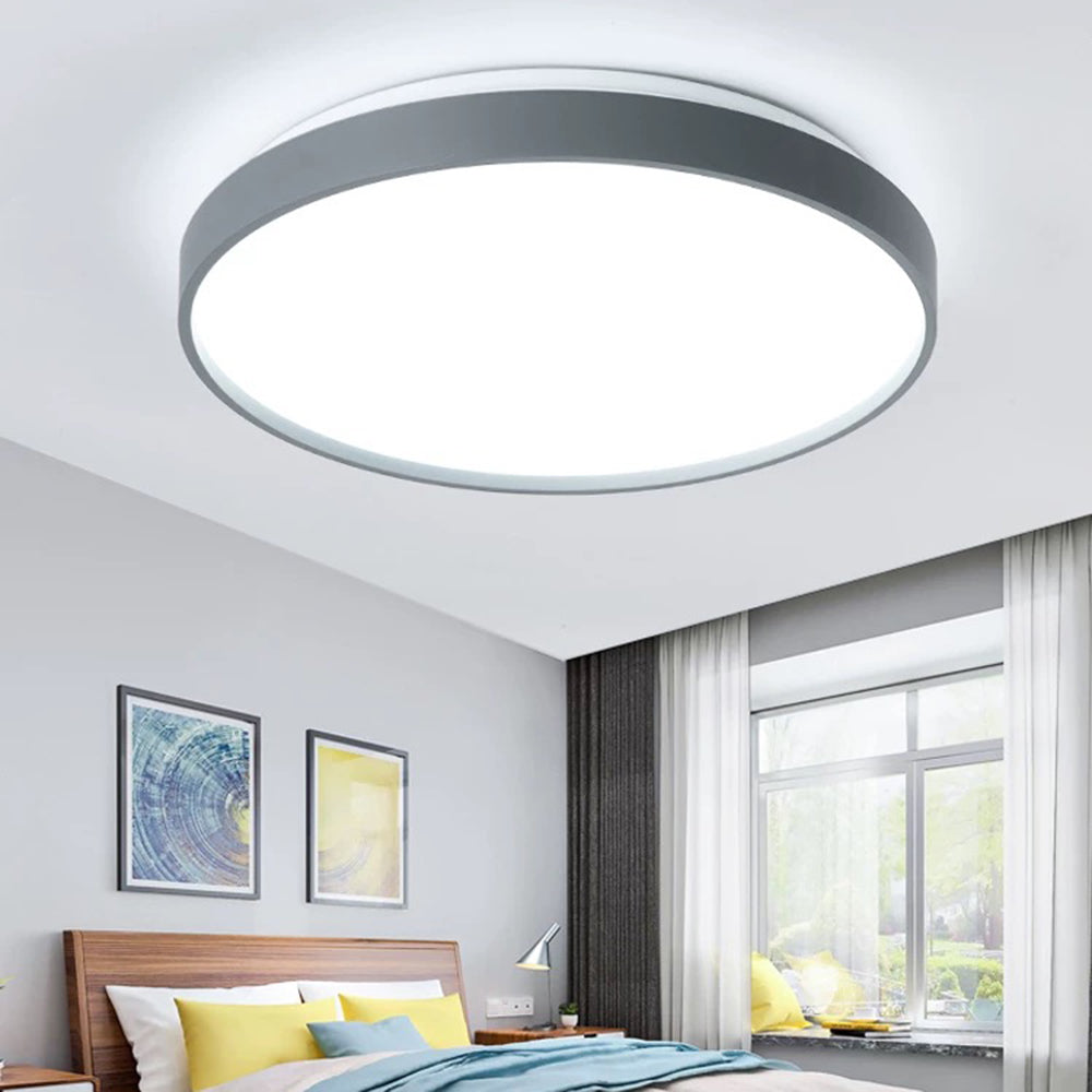Quinn Statig Plafondlamp LED Wit/Koffie/Grijs Metaal/Acryl Woonkamer