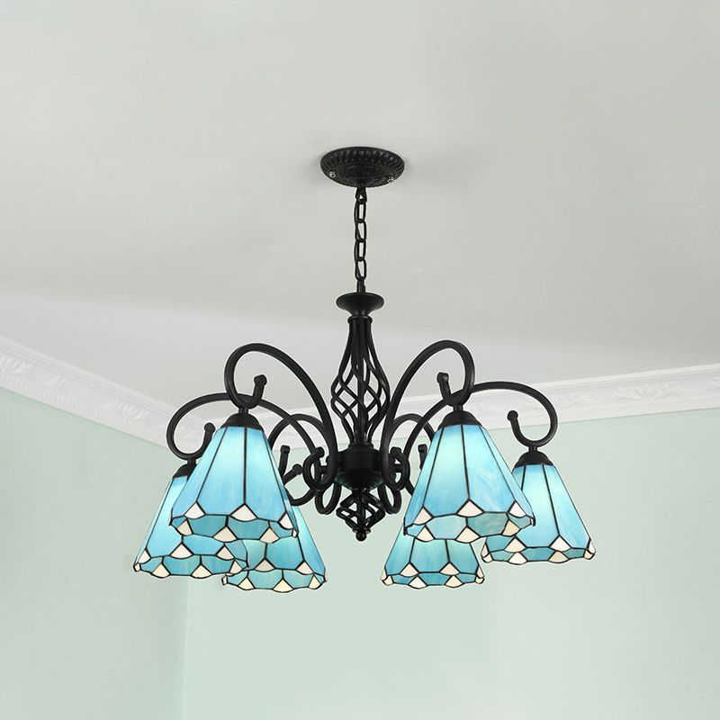 Silva Vintage Design LED Kroonluchter Wit Woonkamer Slaapkamer
