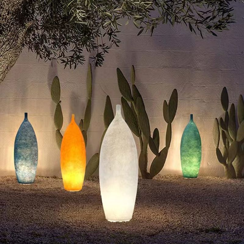 Byers Creatieve Fles LED Vloerlamp Multi Kleuren Hars Hotel