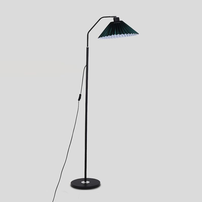 Ozawa Moderne Geplooide Vloerlamp Metalen Wit/Rood/Beige/Groen Eetkamer/Woonkamer