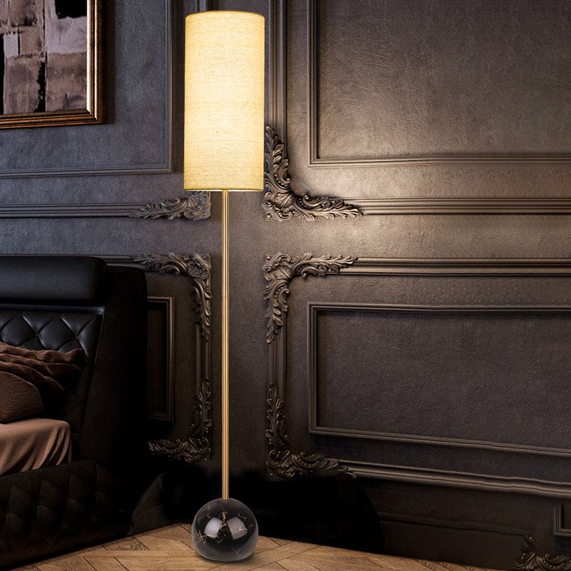 Eryn Moderne Design LED Cilindervorm Vloerlamp Metaal Stof Eetkamer/Woonkamer/Kelder/Hal
