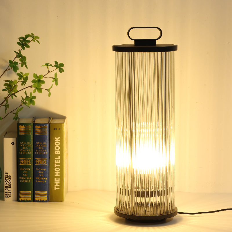 Orr Kleine LED Vloerlampen Zwart Metaal Glas Buiten Tuin Hal