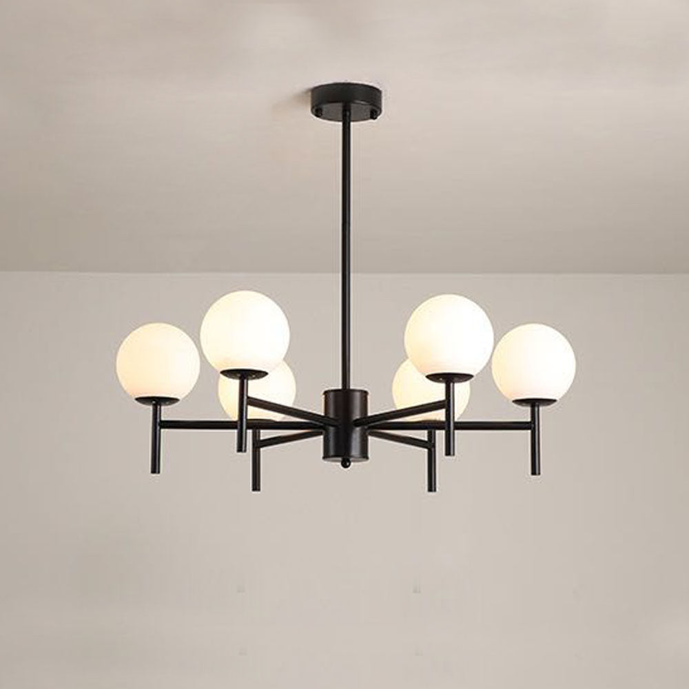 Alessio Moderne Globe LED Hanglamp Bubble Van Metaal/Glas Woonkamer