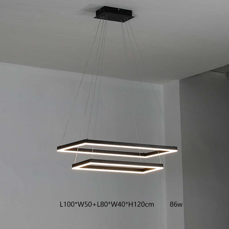 Bouvet Design LED Hanglampen Zwart Wit Metaal Eetkamer Slaapkamer