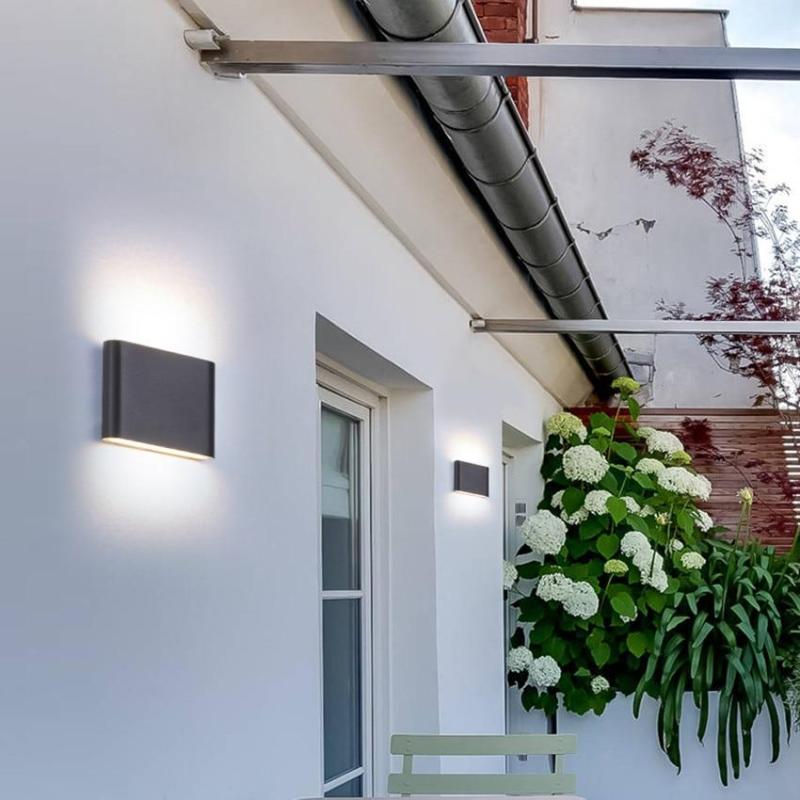 Orr Moderne LED Wandlampen Wit Zwart Acryl Metaal Tuin Hal