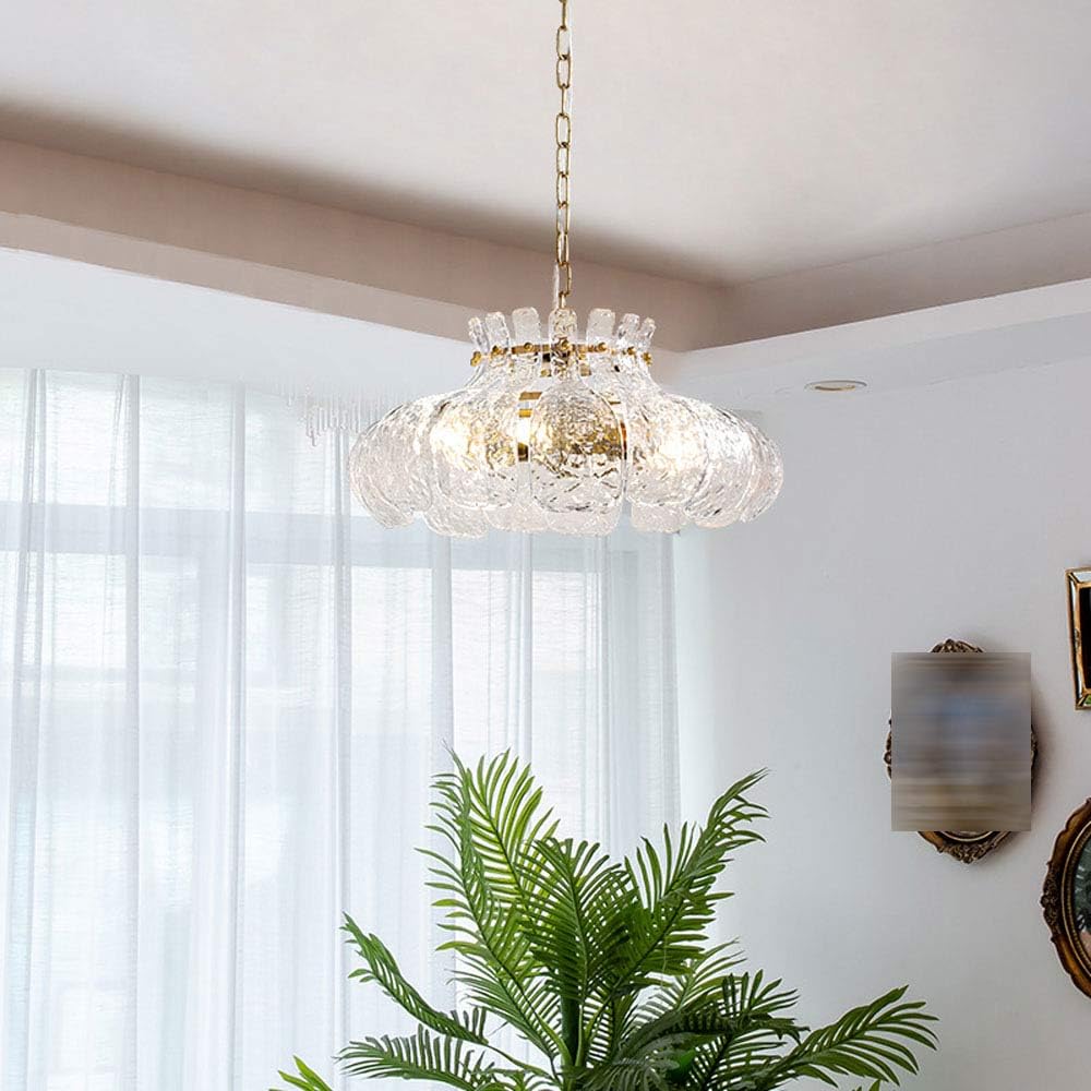 Bella Modern Peer Gevormd Kroonluchters IJs Smelten Glas Slaapkamer