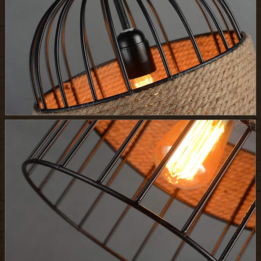 Epoch Design LED Vogelkooi Hanglampen Metaal/Touw Café/Bar/Restaurant