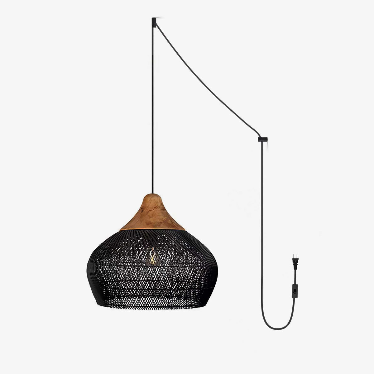 Braided Rotan hanglamp