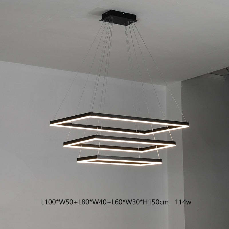 Bouvet Design LED Hanglampen Zwart Wit Metaal Eetkamer Slaapkamer