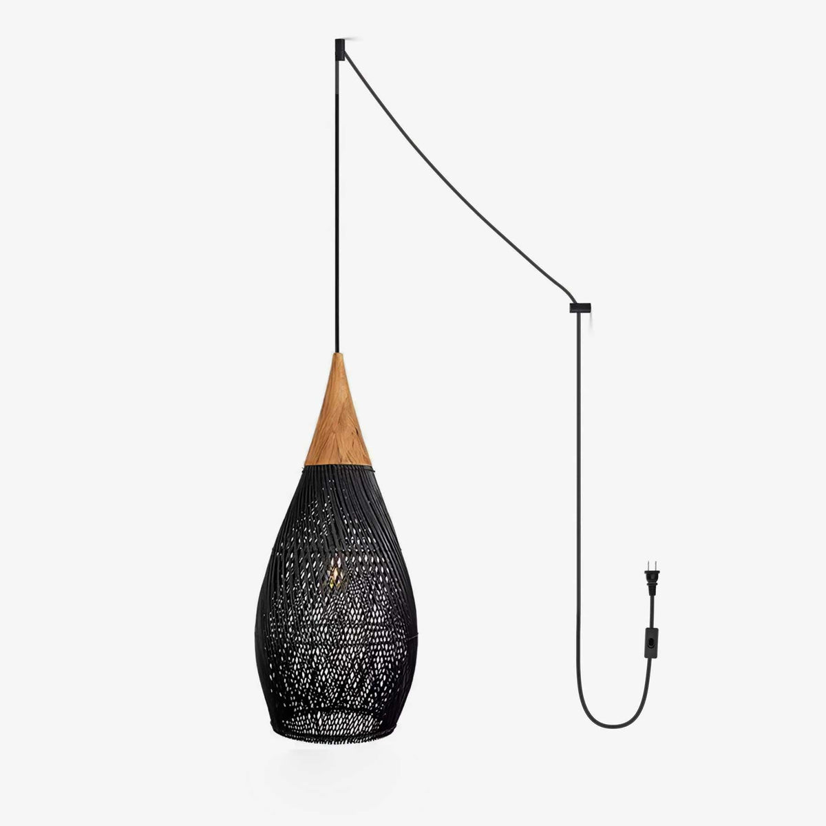 Braided Rotan hanglamp