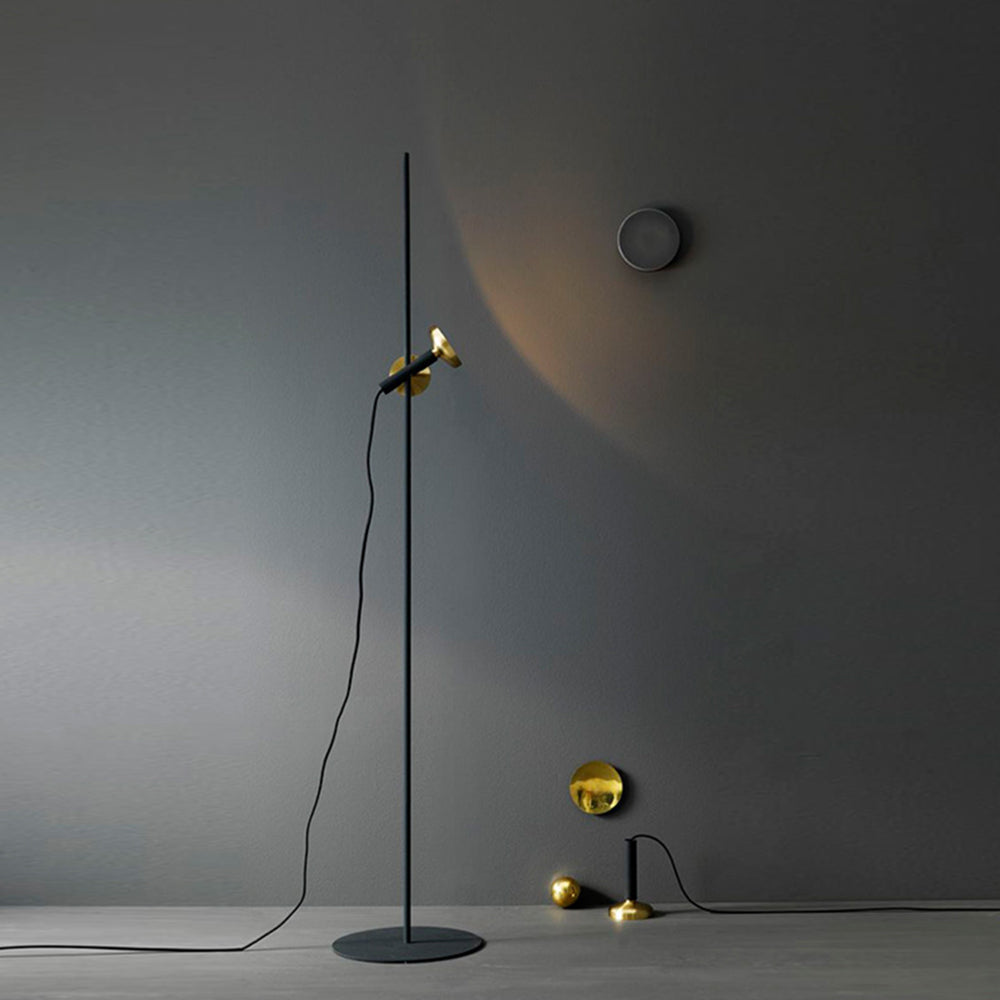 Salgado Moderne LED Vloerlamp Zwart Metaal Eetkamer Slaapkamer