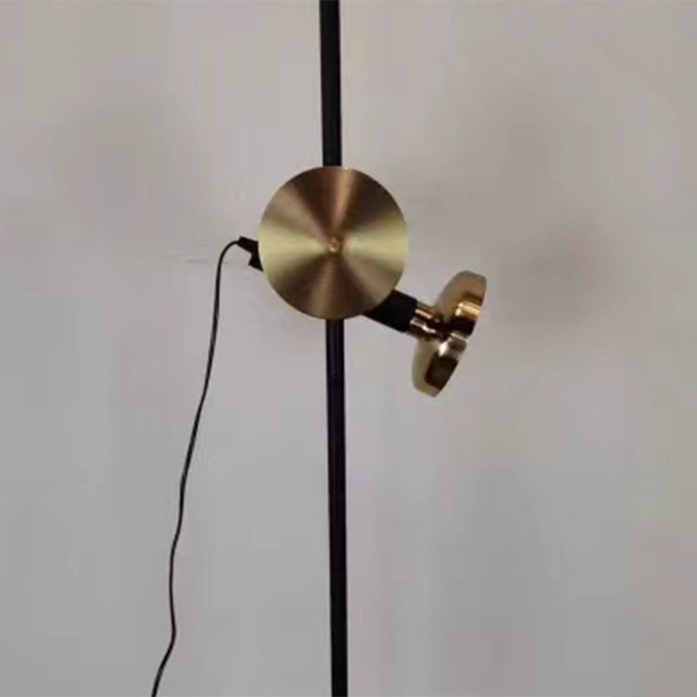 Salgado Moderne LED Vloerlamp Zwart Metaal Eetkamer Slaapkamer