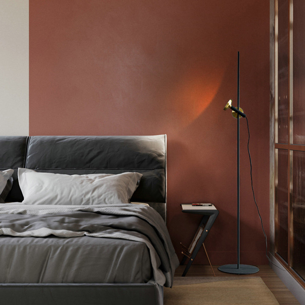 Salgado Moderne LED Vloerlamp Zwart Metaal Eetkamer Slaapkamer