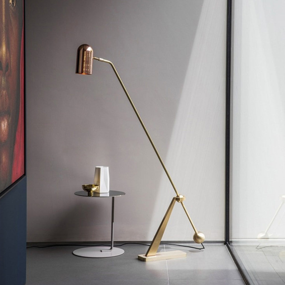Freja Design Vintage LED Vloerlamp Metaal Eetkamer Woonkamer