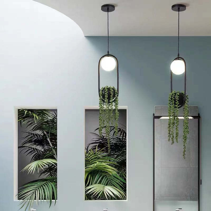 Edge Design LED Hanglamp Zwart Metaal Glas Eetkamer Slaapkamer