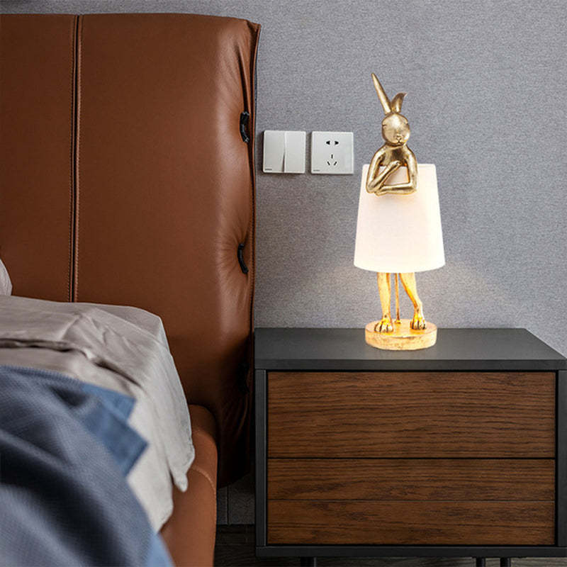 Alice Ballet LED Tafellampen Goud Wit Resin Metaal Eetkamer Slaapkamer