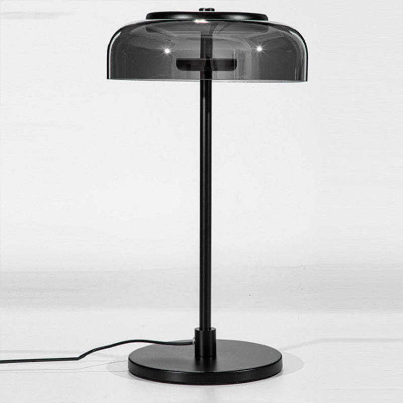 Nordic Ronde LED Tafellampen Zwart Glas Metaal Eetkamer Woonkamer