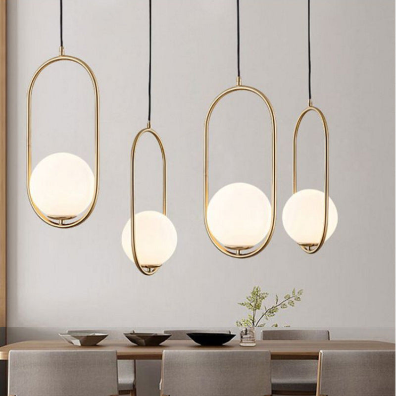 Valentina Vintage Eenvoudig LED Hanglamp Zwart/Messing Slaapkamer