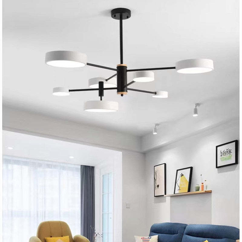 Sienna Moderne LED Hanglampen Grijs Wit Goud Metaal Slaap/Woon/Eetkamer